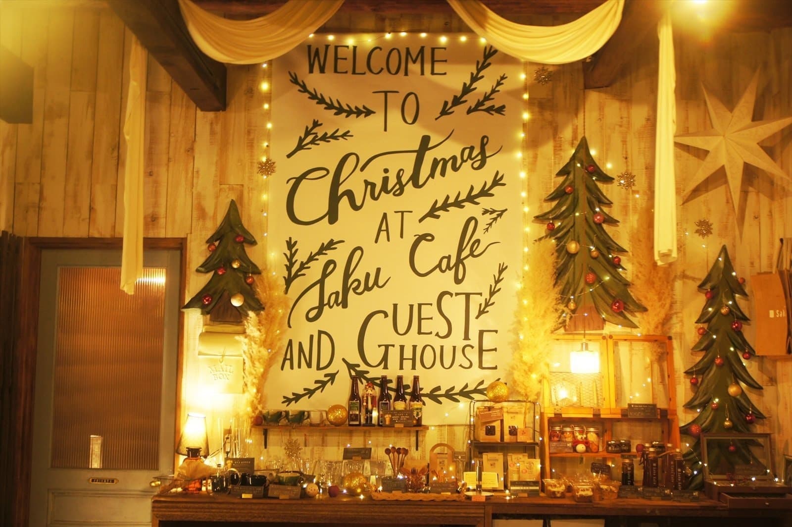 茨城・大子　咲くカフェクリスマス with 稲数麻子。野菜ソムリエのいるお店。ランチやディナー。