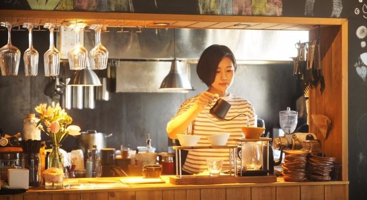 茨城、奥久慈大子町でランチ。ハンドドリップコーヒーは、おしゃれリノベーションカフェ＆ゲストハウス　咲くカフェ。ワーケーション。