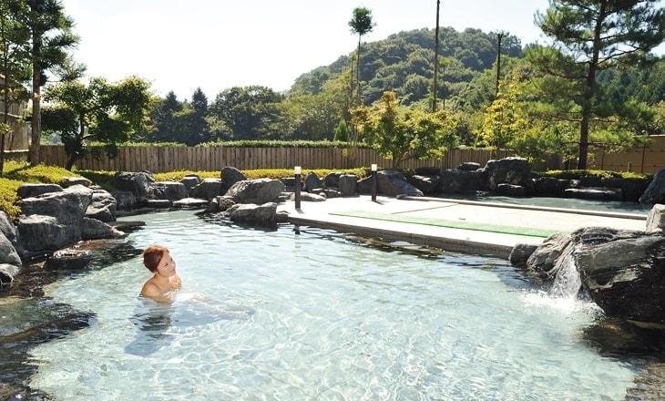 茨城・大子　森林の温泉。　咲くカフェから車で5分。