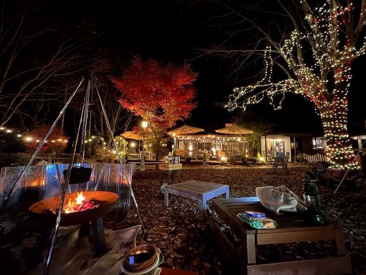 茨城・キャンプ、大子　咲くカフェcamp、グランピング